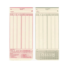 Mjr 000 199 Time Cards – Packet Of 200