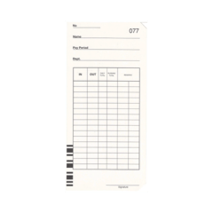Qr375s Time Cards – Packet Of 100
